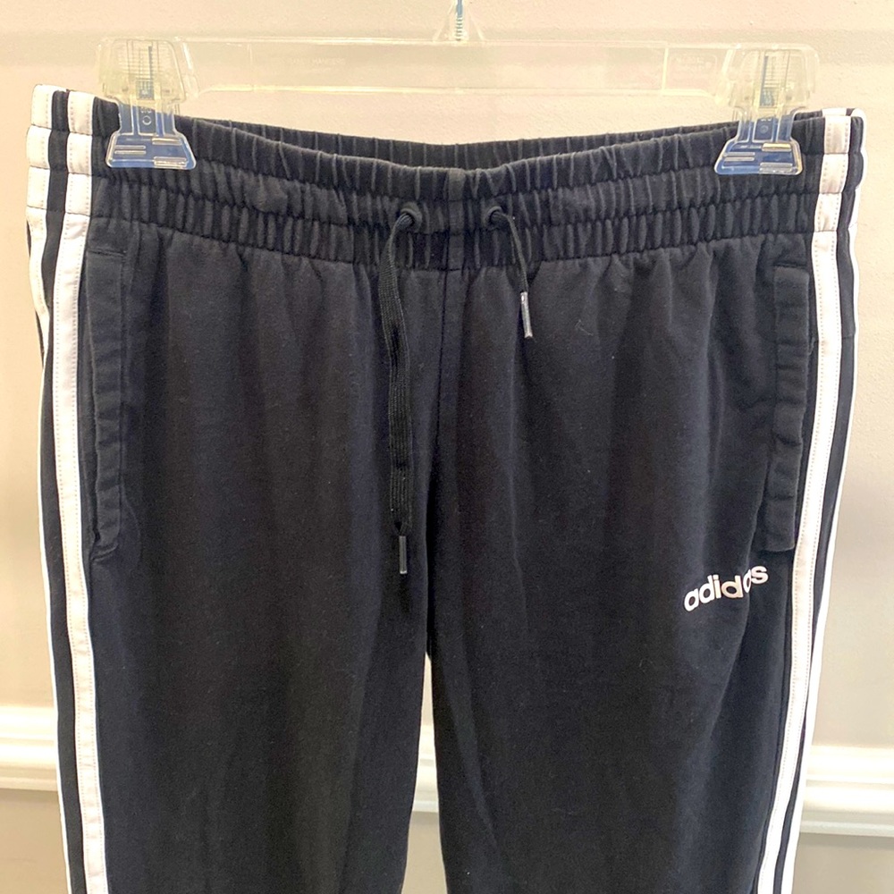 Adidas Classic Black Joggers Size S